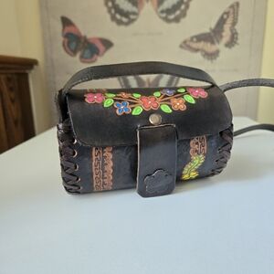 Mini Tooled Leather Bag